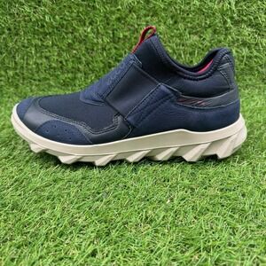Ecco Sport MX Low Womens Size EU 38 US 7-7.5 Navy Blue Slip On Shoes Sneakers